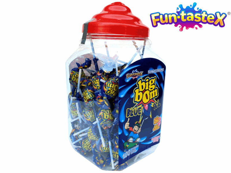 Lollipops Fun-tasteX BigBom Blue