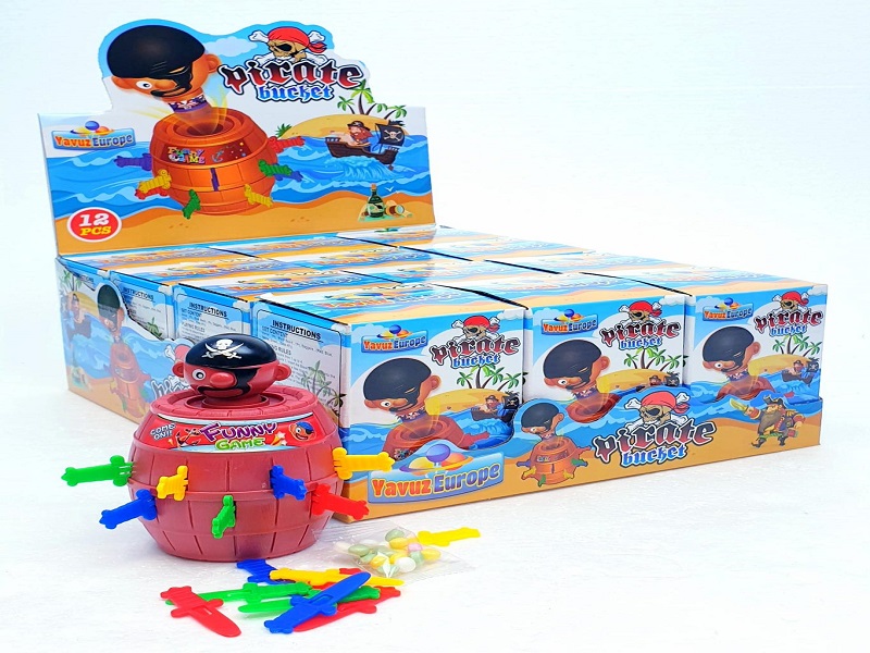 Candy Toys Pirate Bucket