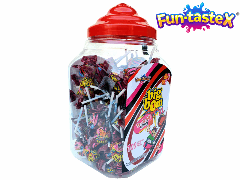 Lollipops Fun-tasteX Bigbom Cherry