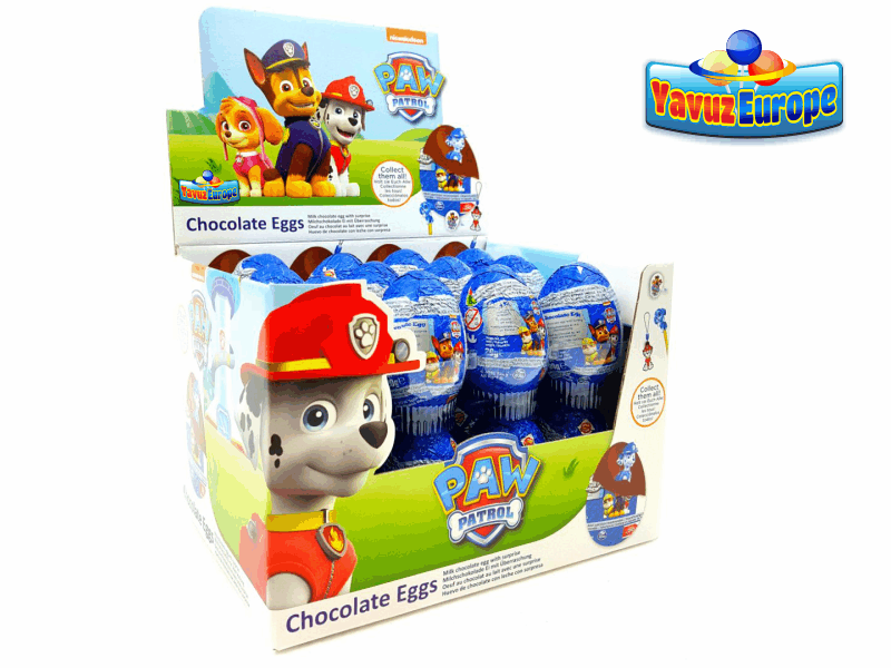 Chocolate Paw Patrol Chocolate Eggs