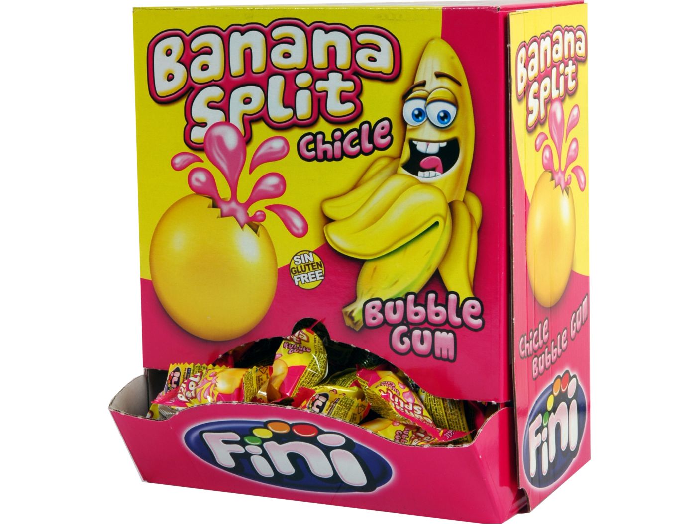 Bubble Gum Fini Banane 200pc