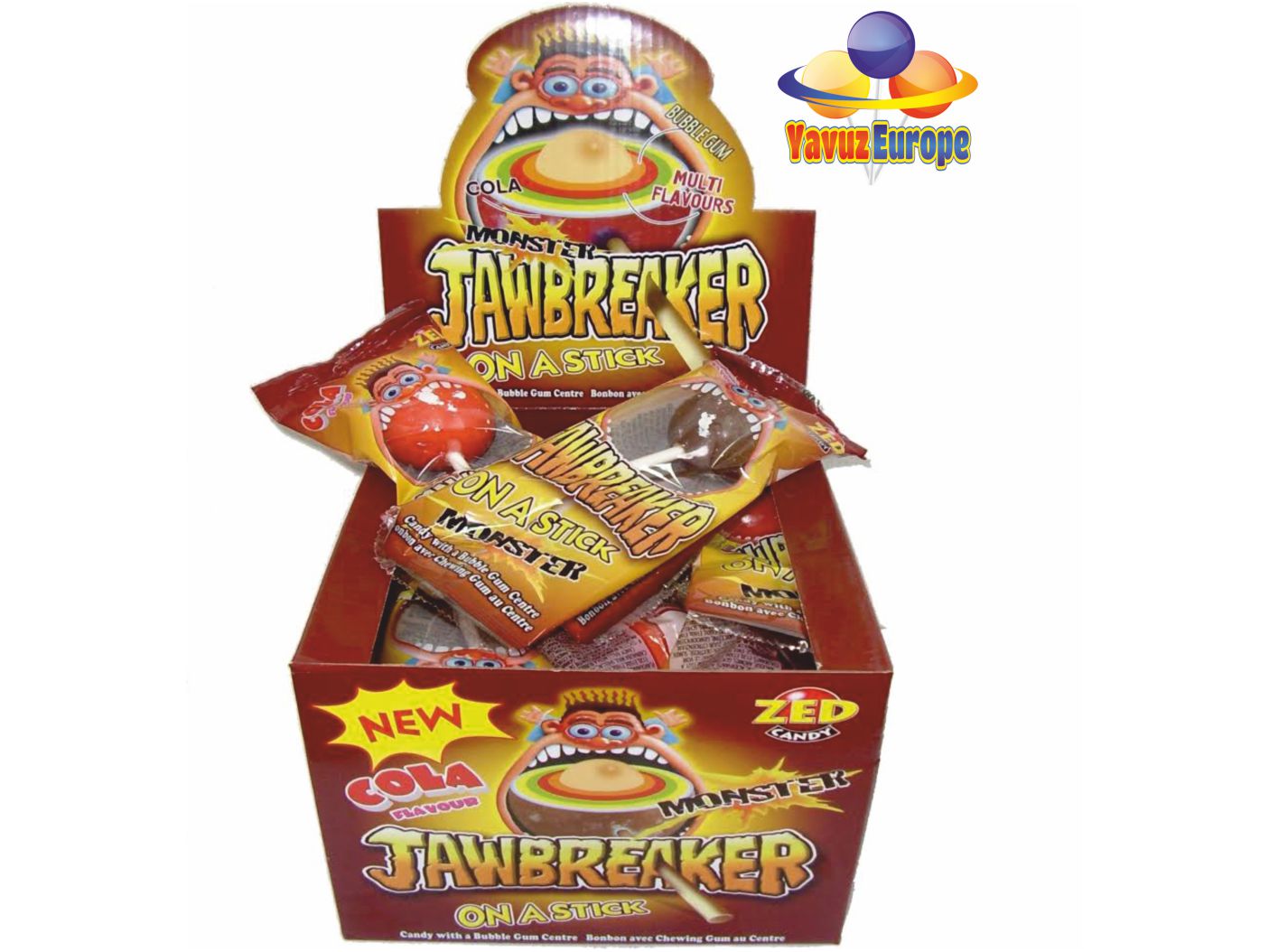 Lollipops ZED JAWBREAKER COLA 60g