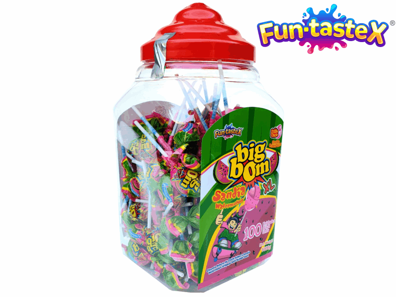 Lollipops Fun-tastex Bigbom Watermelon