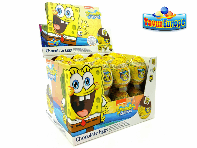 Chocolate Sponge Bob Chocolate Eggs