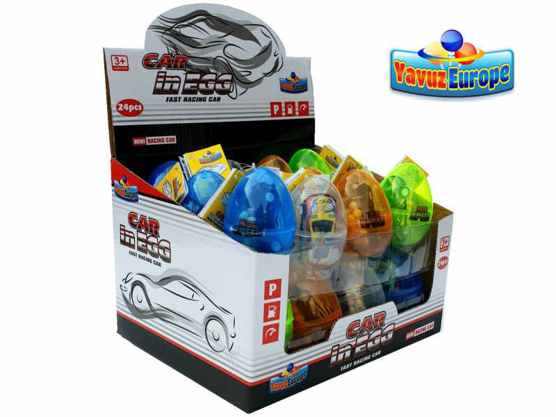 Candy Toys Cars in Egg
