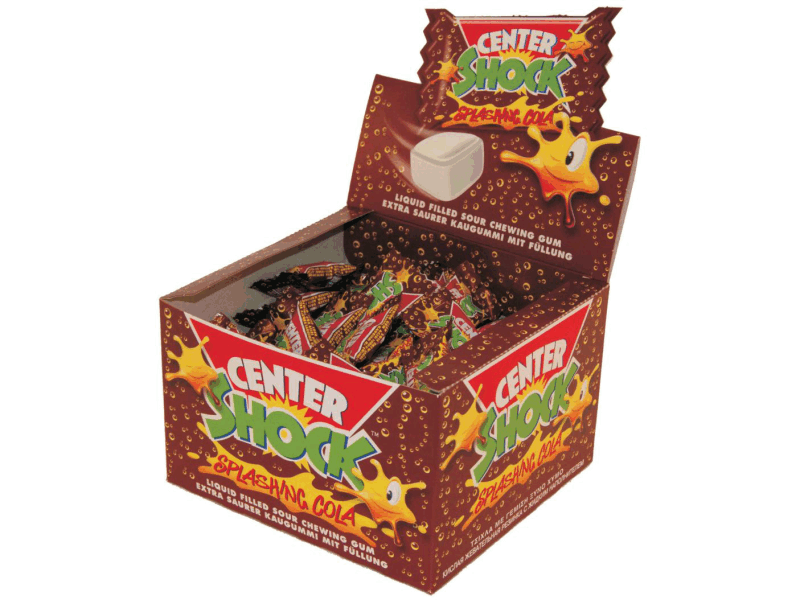Bubble Gum Center Shock Cola