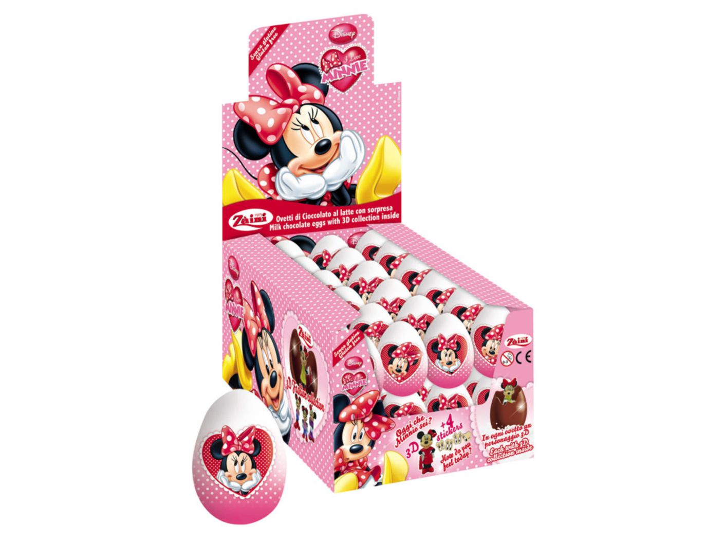 Chocolate Minnie choco eggs