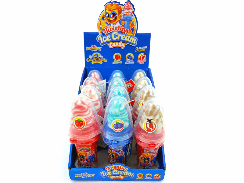 Candies Twisting Ice Cream