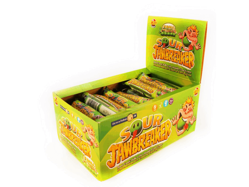 Lollipops Zed Jawbreaker Sour 5pc